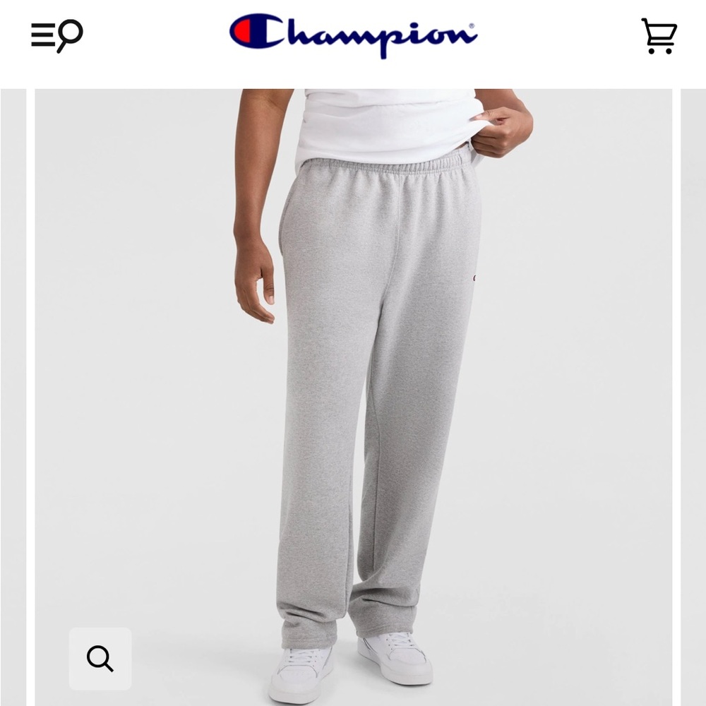 Champion Open Hem Sweatpants